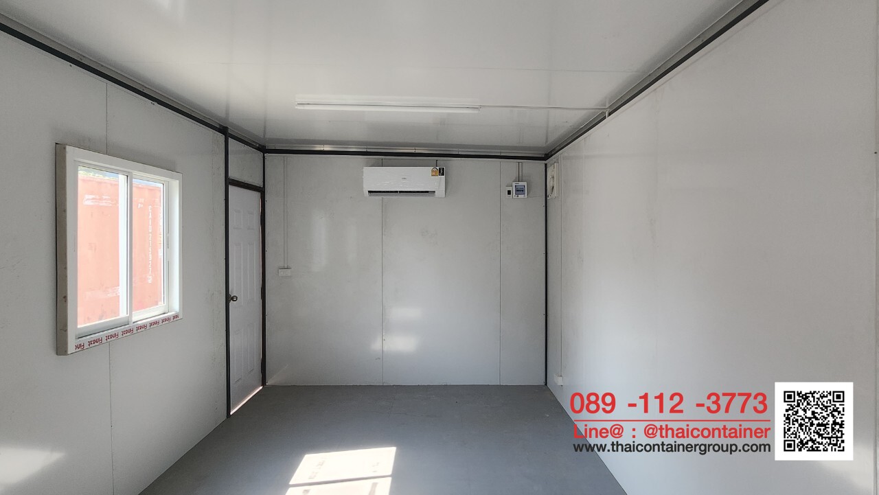 ตู้ออฟฟิต ผนัง สำเร็จรูป 3*6ม. สำนักงานเคลื่อนที่ ตู้สำนักงาน ตู้สำเร็จรูป