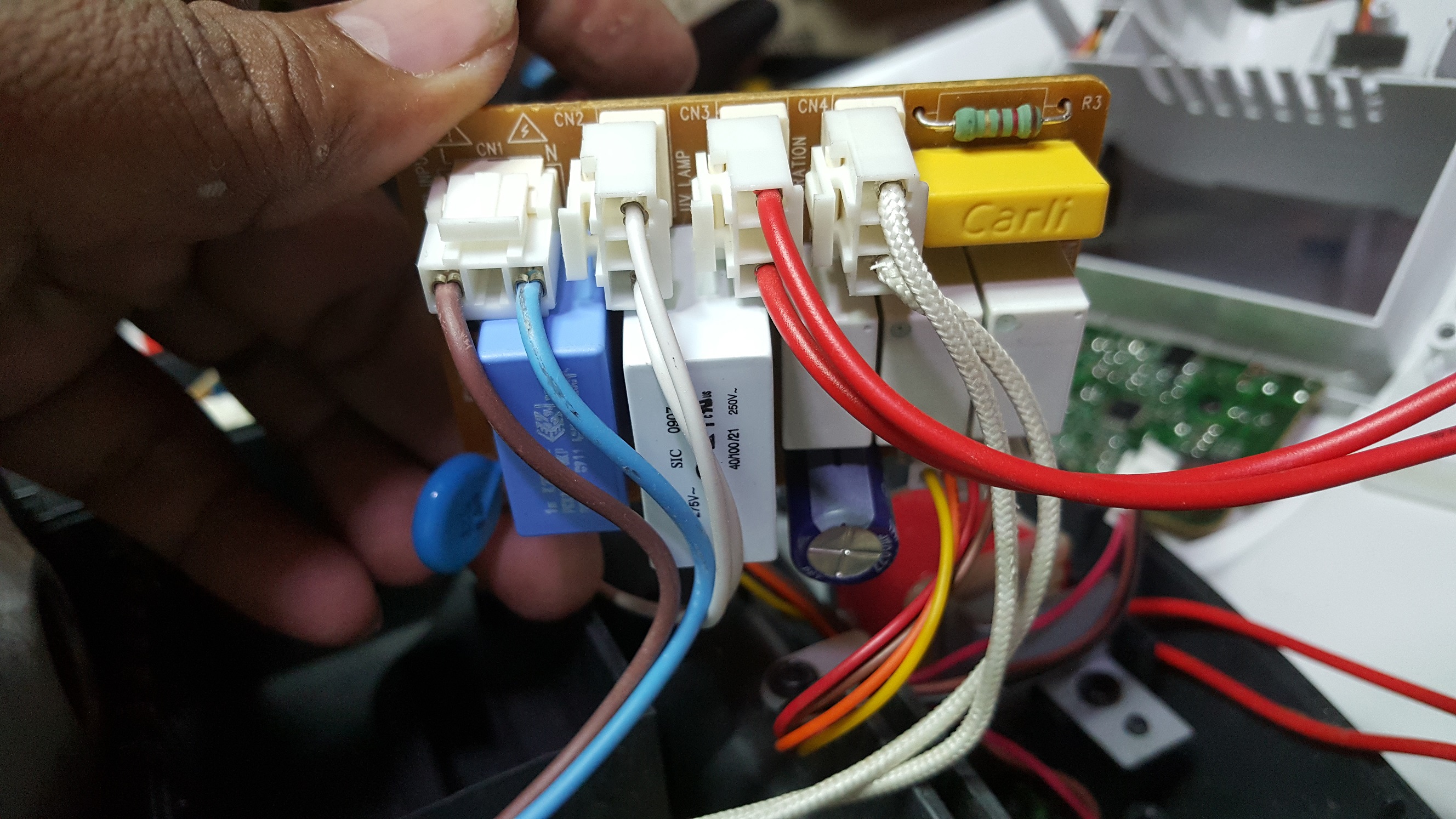 ซ่อมเครื่องดูดไรฝุ่น ยี่ห้อ RAYCOP รุ่น BK-200THW อาการเปิดเครื่องไม่ติด