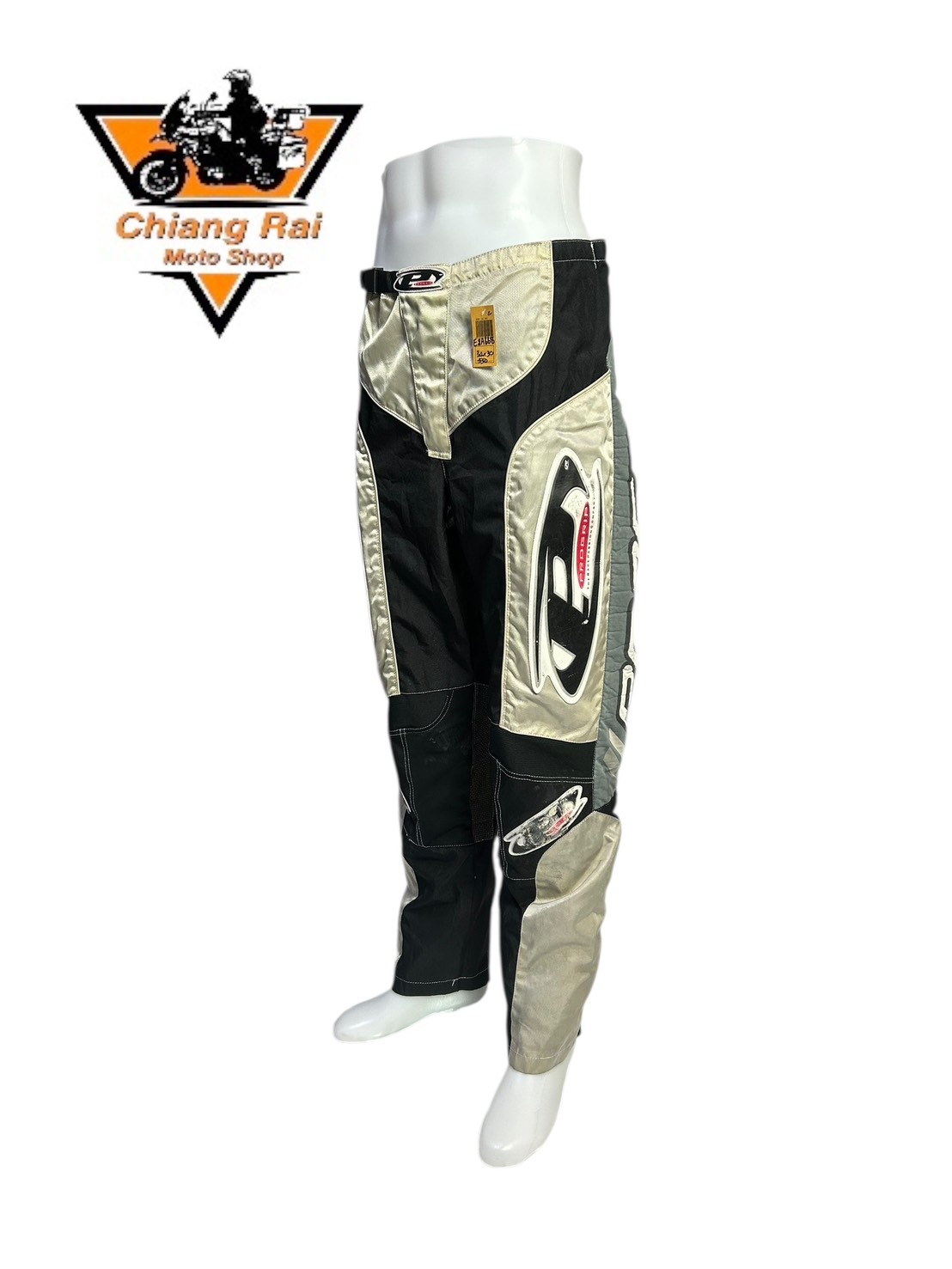 กางเกงขี่มอเตอร์ไซด์ ( มือสอง ) E&A 668: เอว 34" ยาว 30" **PROGRIP**