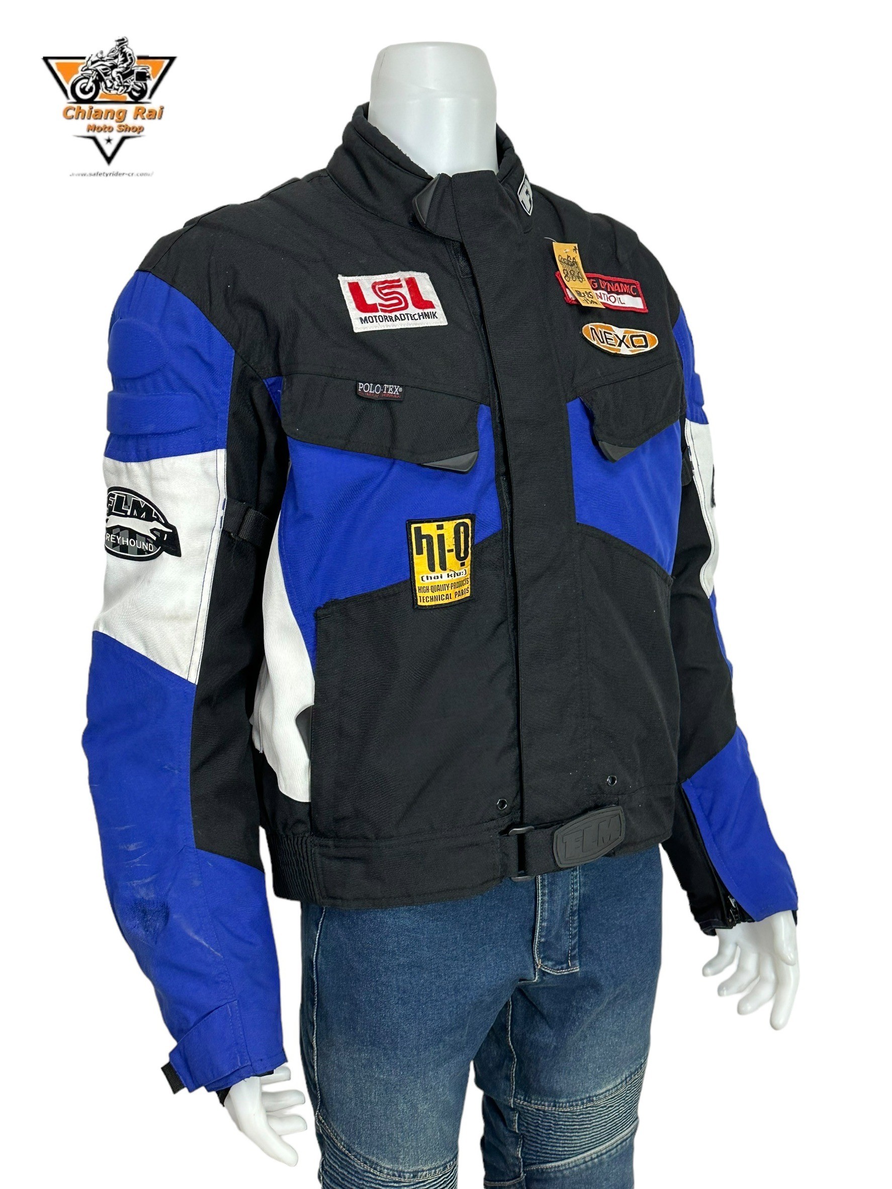 เสื้อขี่มอเตอร์ไซด์( มือสอง) RCSA 886 : อก 52" ยาว 25" (XL) **FLM**