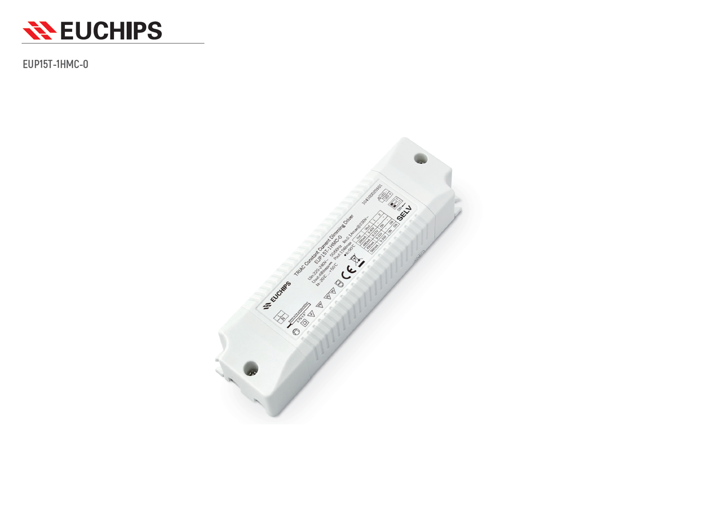 DRIVER LED #EUP15T-1HMC-0 EUCHIPS