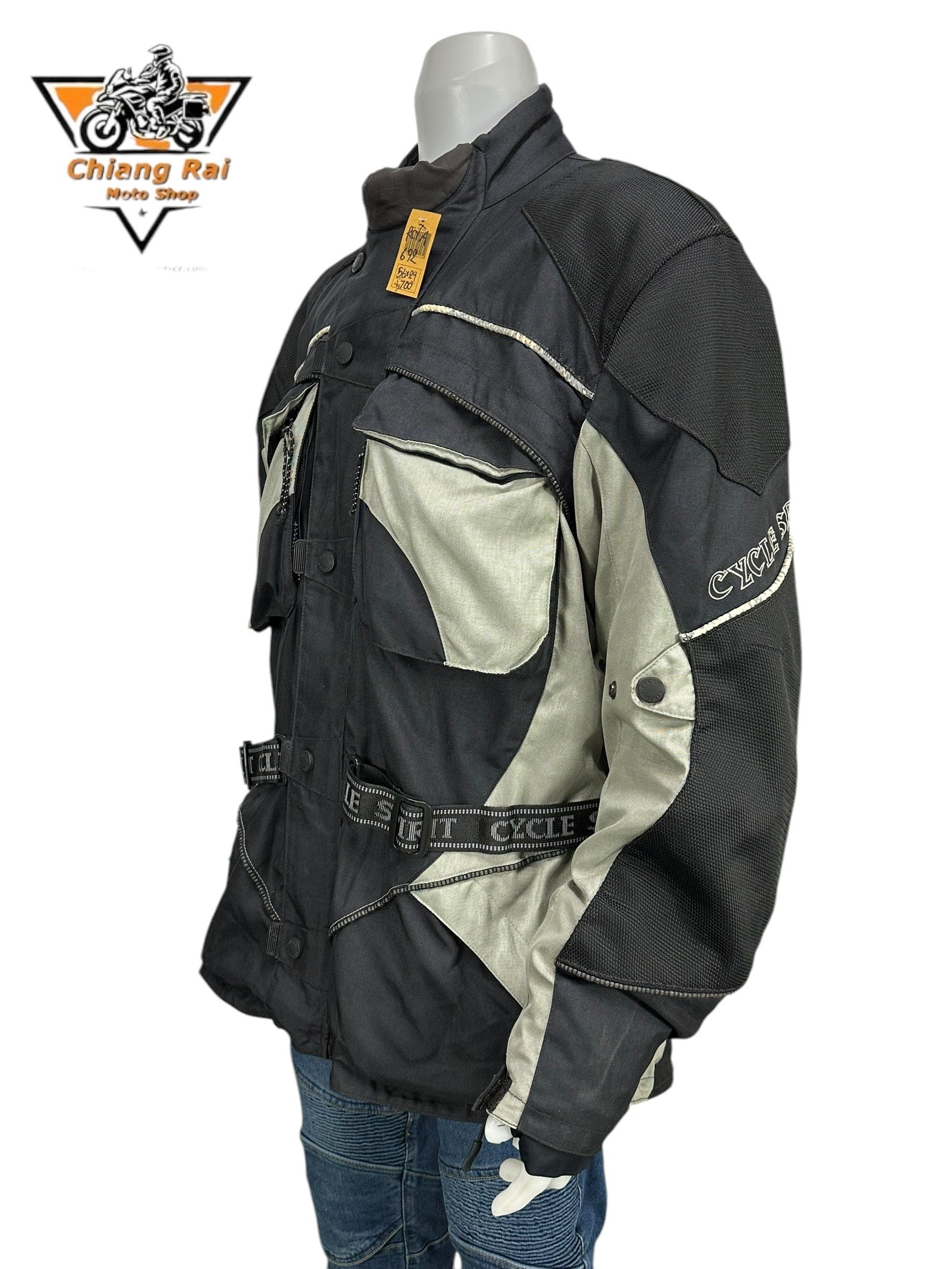เสื้อขี่มอเตอร์ไซด์( มือสอง) RCTA 692 อก 56" ยาว 29 (2XL) **CYCLE SPIRT**