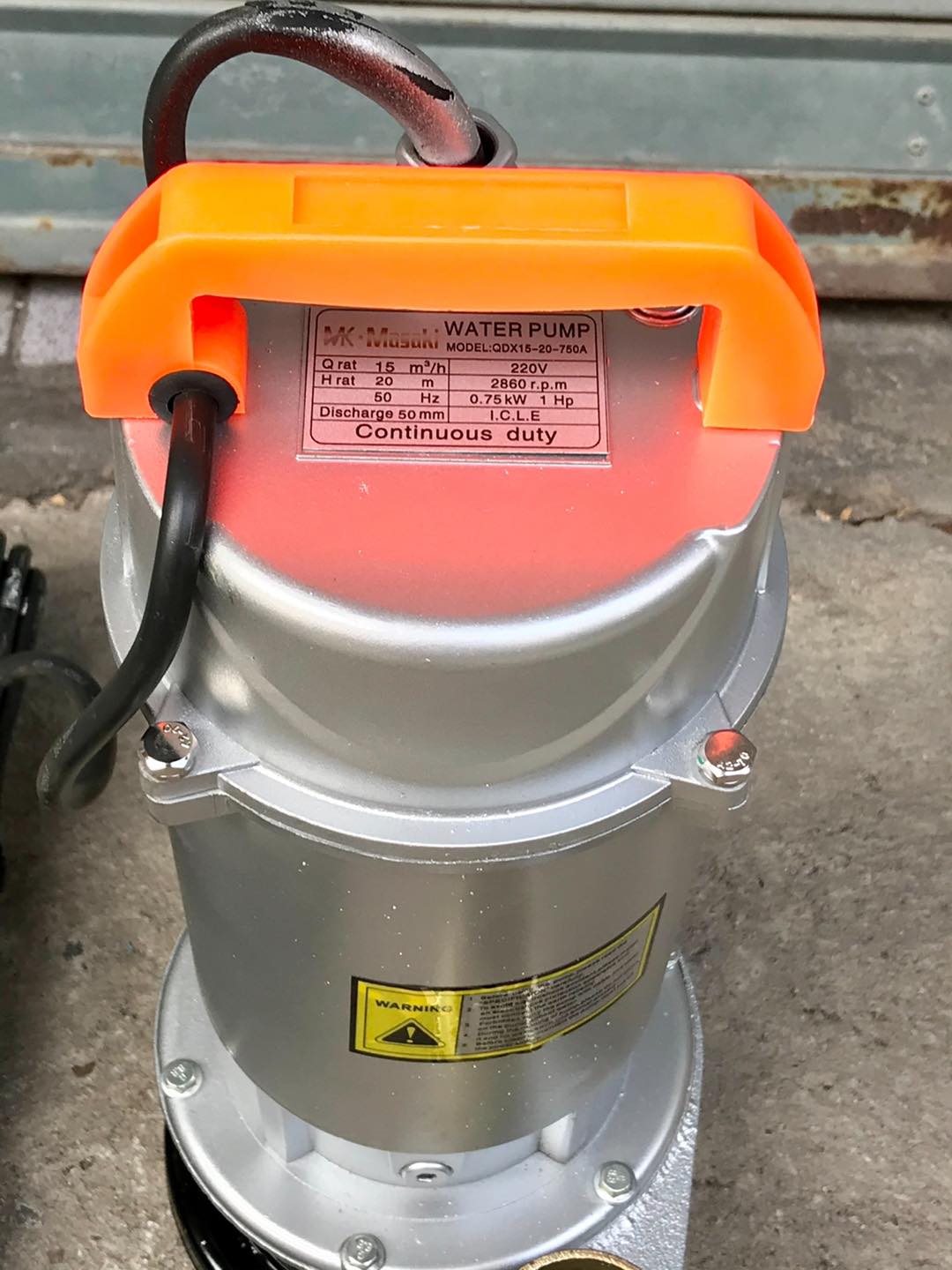 ไดโว่ไฟฟ้า ยี่ห้อ MASAKI ขนาด 2 นิ้ว