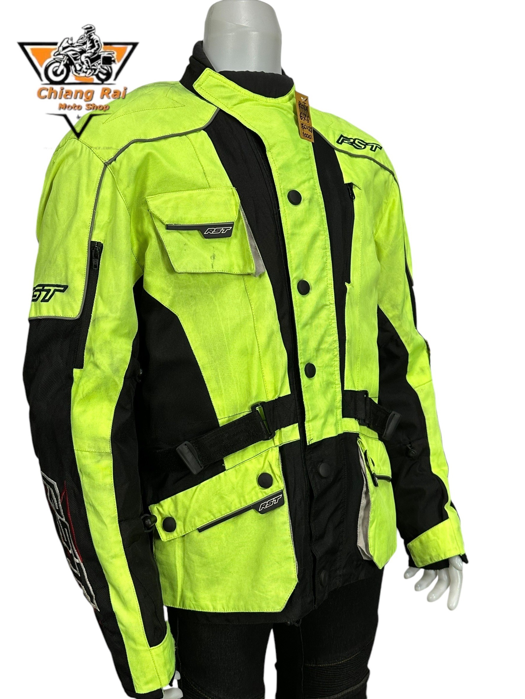 เสื้อขี่มอเตอร์ไซด์( มือสอง) RCTA 676 อก 50" ยาว 28"(XL) **RST**