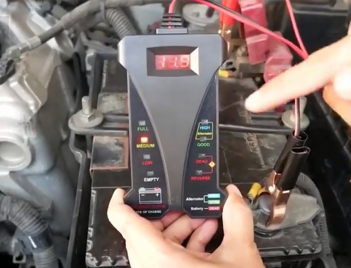 เครื่องตรวจเช็คสภาพแบตเตอรี่ และไดชาร์จ
