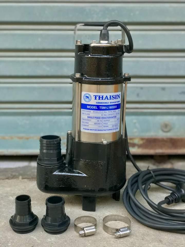 ไดโว่ดูดโคลน ยี่ห้อ Thaisin รุ่น TSM-L180SSV