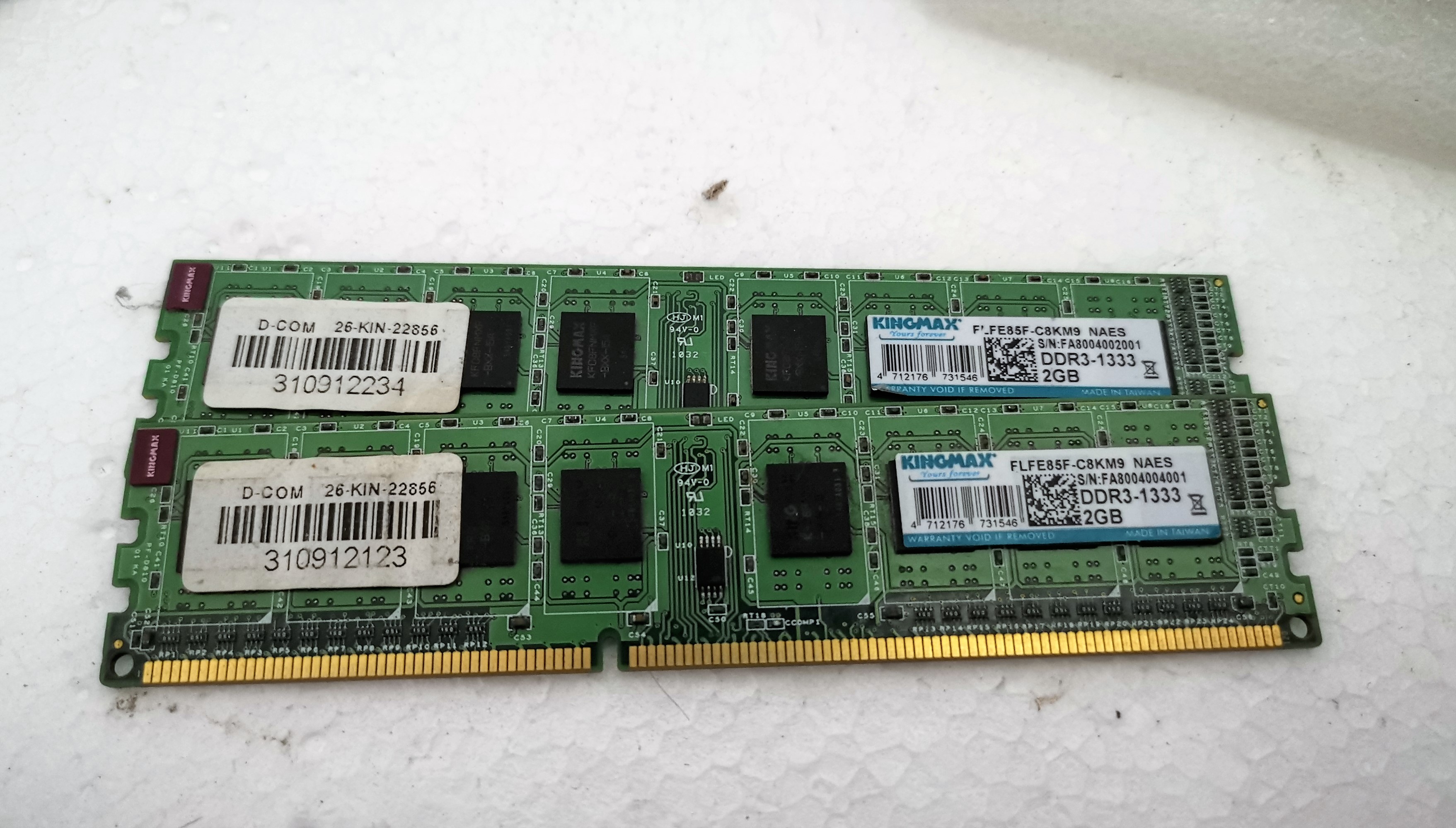 Ram KingMax DDR3 4G(2*2)/1333 8ชิพ