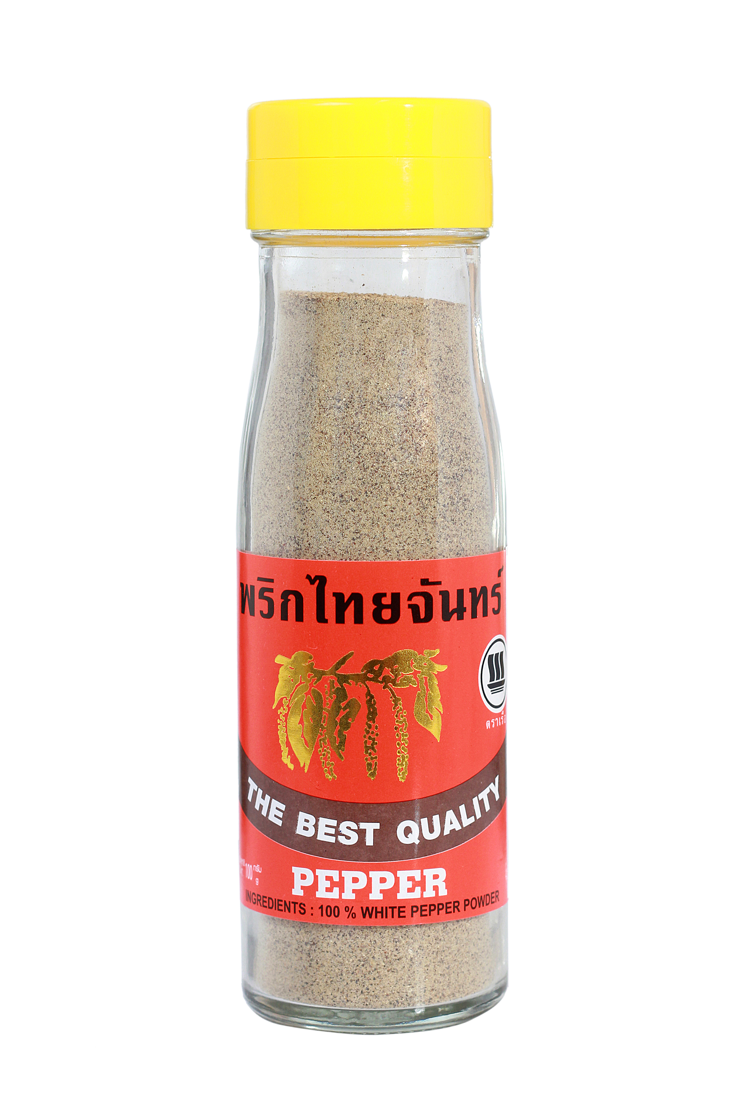 WHITE PEPPER PURE GROUND - พริกไทยป่นขาวขวดใหญ่