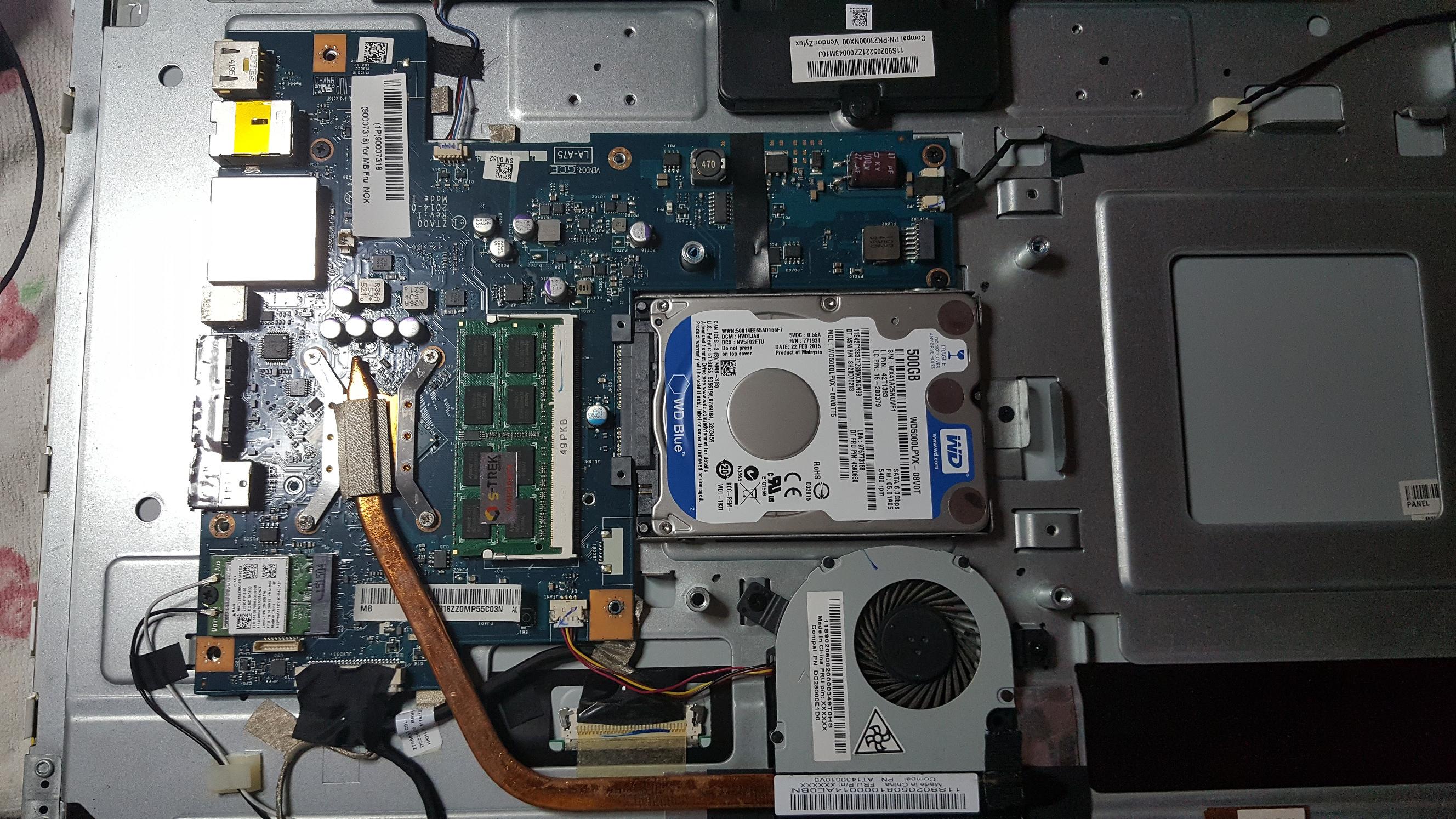 ซ่อมคอมพิวเตอร์ All in One ยี่ห้อ Lenovo รุ่น N300 อาการเครื่องทำงานช้า