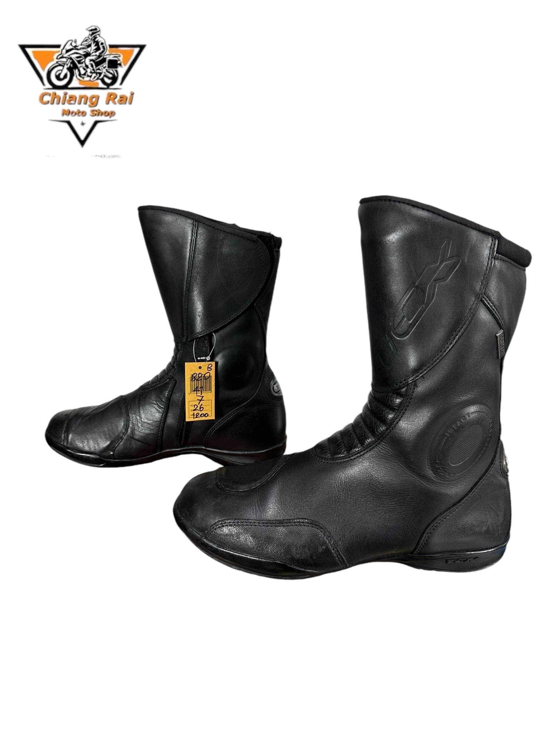 รองเท้าขี่มอเตอร์ไซด์( มือสอง) RCBS-820 Size ขนาดจากป้าย 41:EUR / 7:UK / 26:Cm.(TCX)