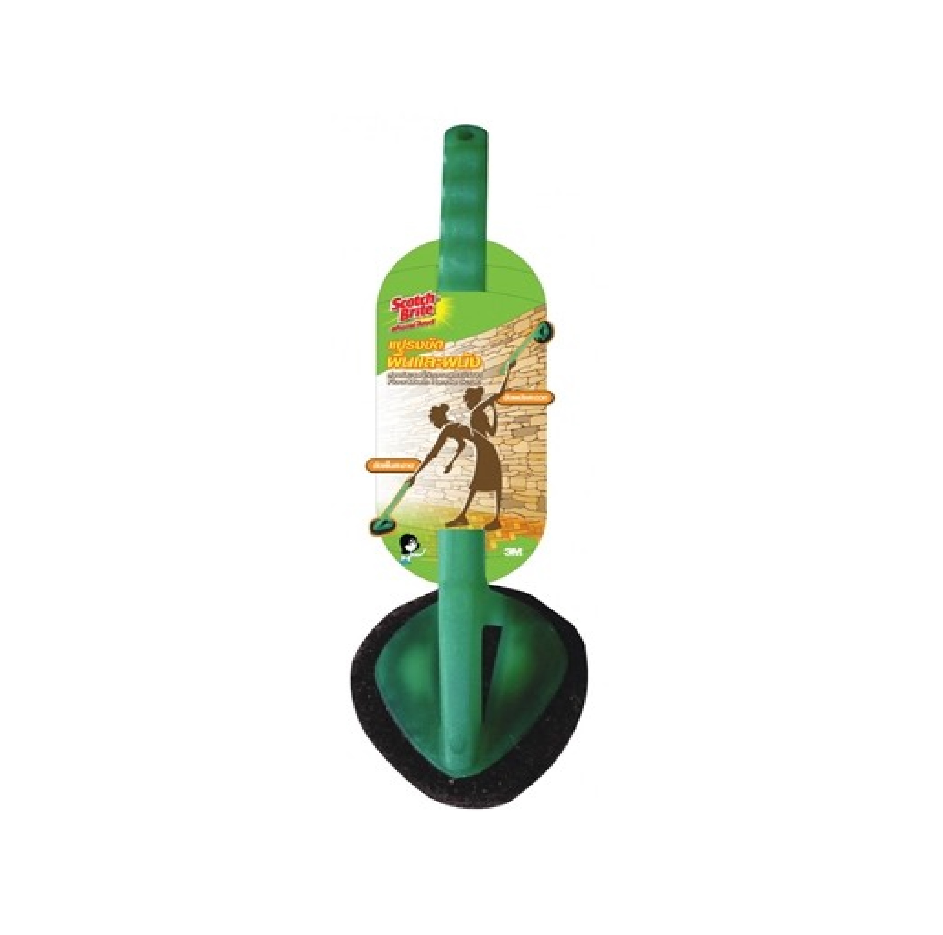 แปรงขัดพื้นและผนัง 20800 สีดำ 3M