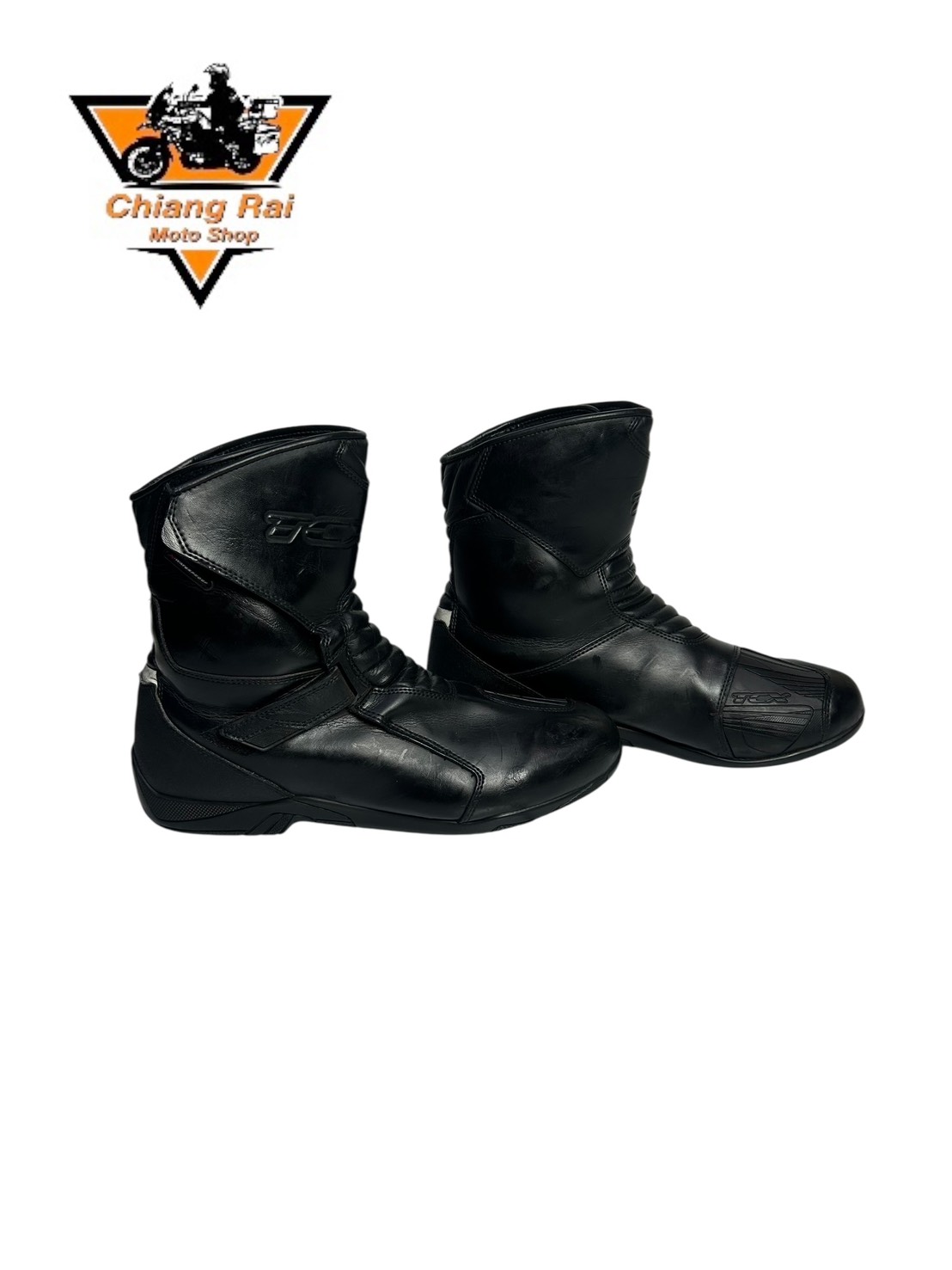 รองเท้าขี่มอเตอร์ไซด์( มือสอง) RCBT-123 Size ขนาดจากป้าย 45:EUR / 10.5:UK / 28.5:Cm.(TCX)