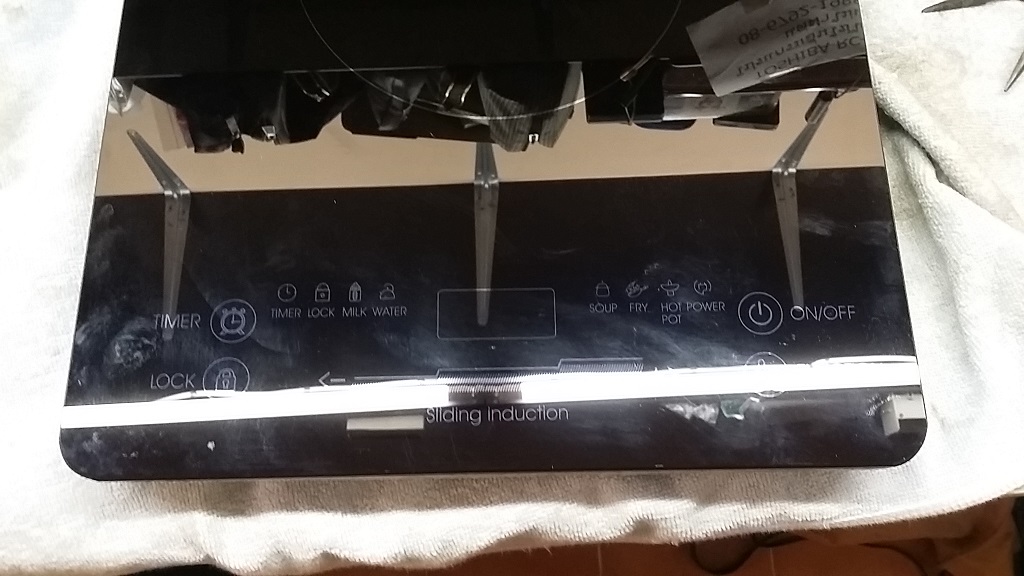 ซ่อมเตาแม่เหล็กไฟฟ้า ยี่ห้อ TECNO รุ่น TNS IDS 2000 BSC อาการเปิดไม่ติดเครื่องไม่ทำงาน