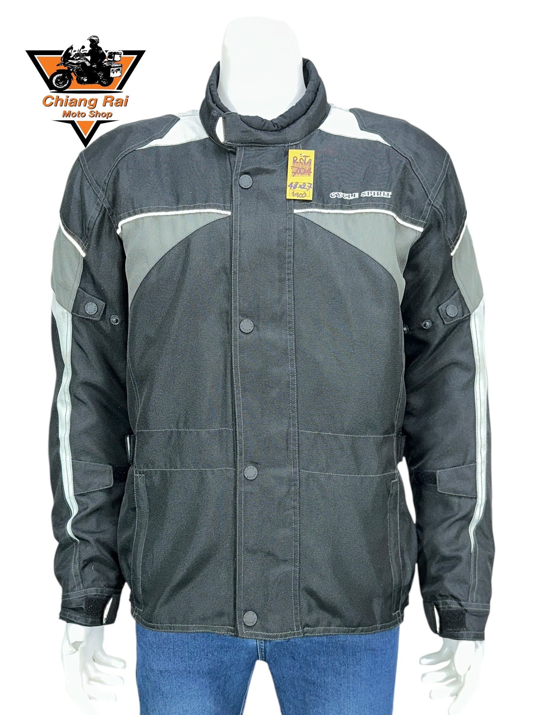 เสื้อขี่มอเตอร์ไซด์( มือสอง) RCTA 704 อก 48" ยาว 27 (L) **CYCLE SPIRIT**