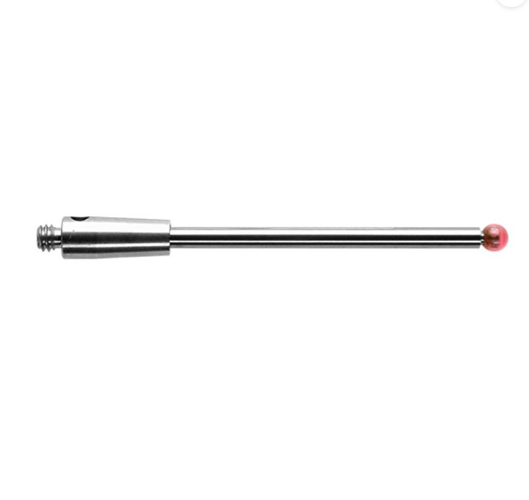หัววัด CMM M2, Ruby ball 2 mm, EWL 22.5 mm, L 30 mm เสป็คเดียวกับ Renishaw code. A-5003-0036