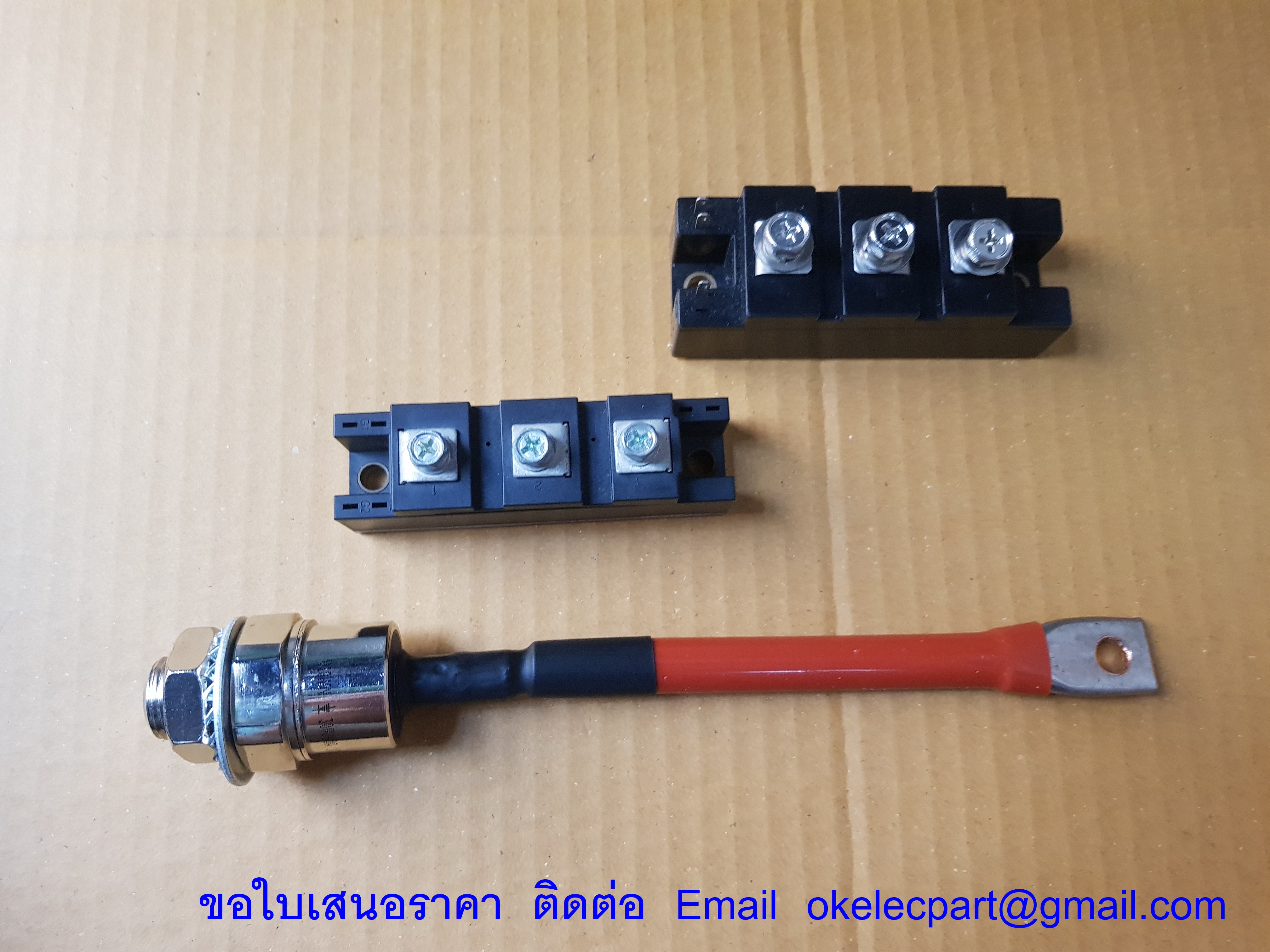 วัดไดโอด ตัวใหญ่ วัดเอสซีอาร์ SCR ตัวใหญ่ หรือ Power Module การวัดอุปกรณ์อิเล็กทรอนิกส์กำลัง ( รายละเอียดด้านล่าง )
