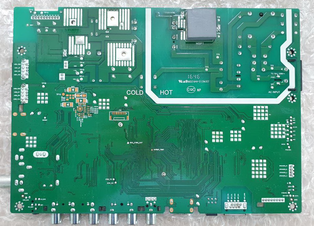 TOSHIBA 32L5650 เมนบอร์ด มือสอง ถอดจากเครื่องจอแตก