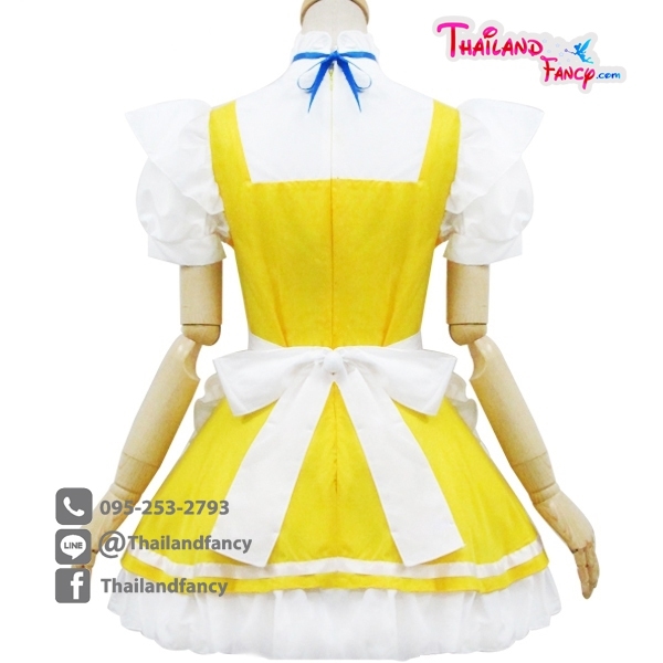 ชุดแฟนซีผู้หญิงสำหรับเช่า Dorami Cosplay ชุดโดเรมี่ ชุดน้องโดเรม่อน ชุดการ์ตูนโดราเอม่อน ชุดเช่าโดเรมี่ผู้หญิงสีเหลือง