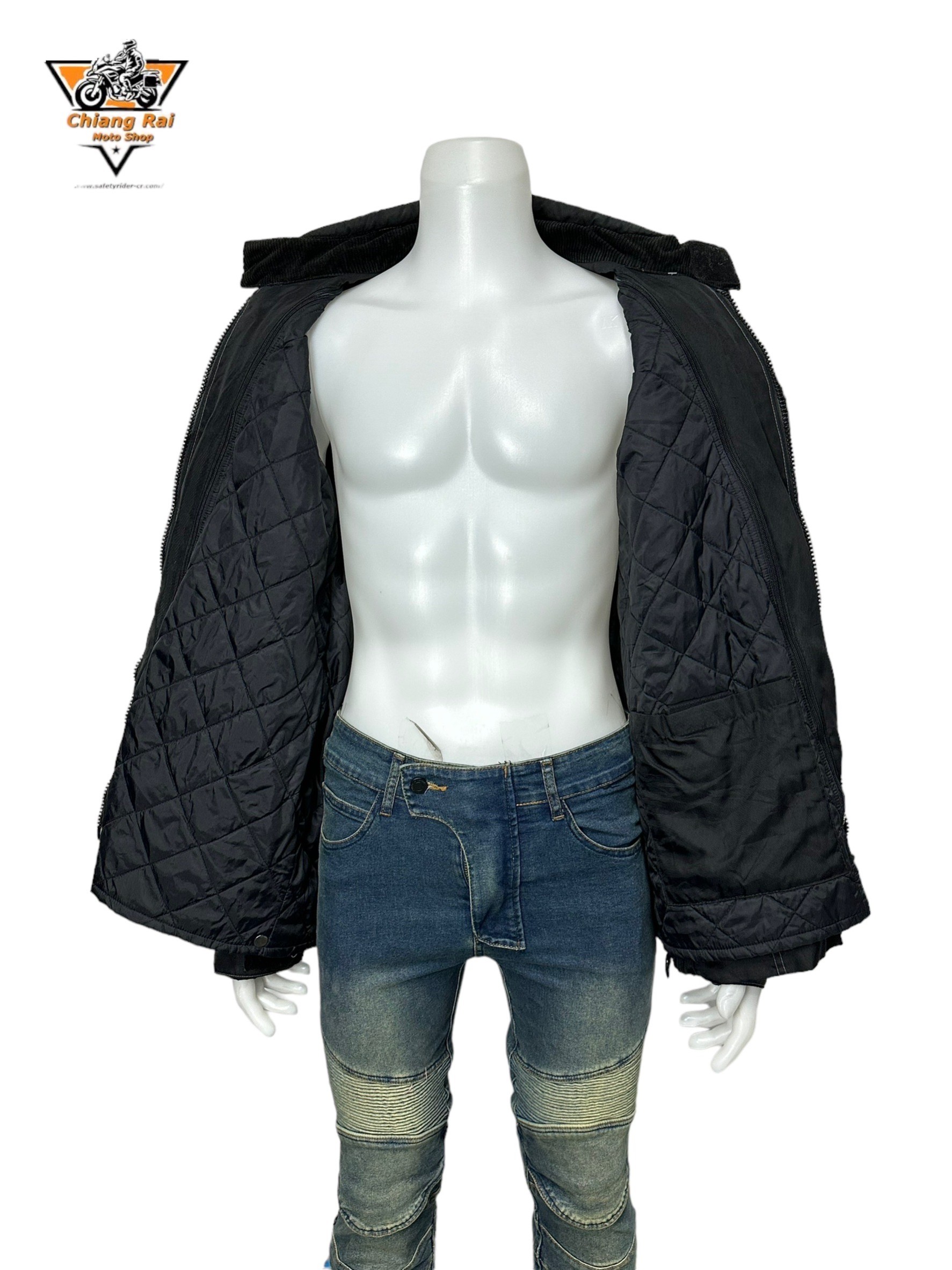 เสื้อขี่มอเตอร์ไซด์( มือสอง) RCTA 548: อก 50" ยาว 30" (XL) **Held**