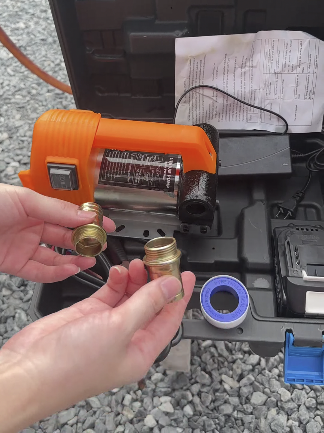 ปั๊มน้ำมัน DC ยี่ห้อ ONSEN มีให้เลือก 12V และ 24V และ 24V รุ่นไร้สาย