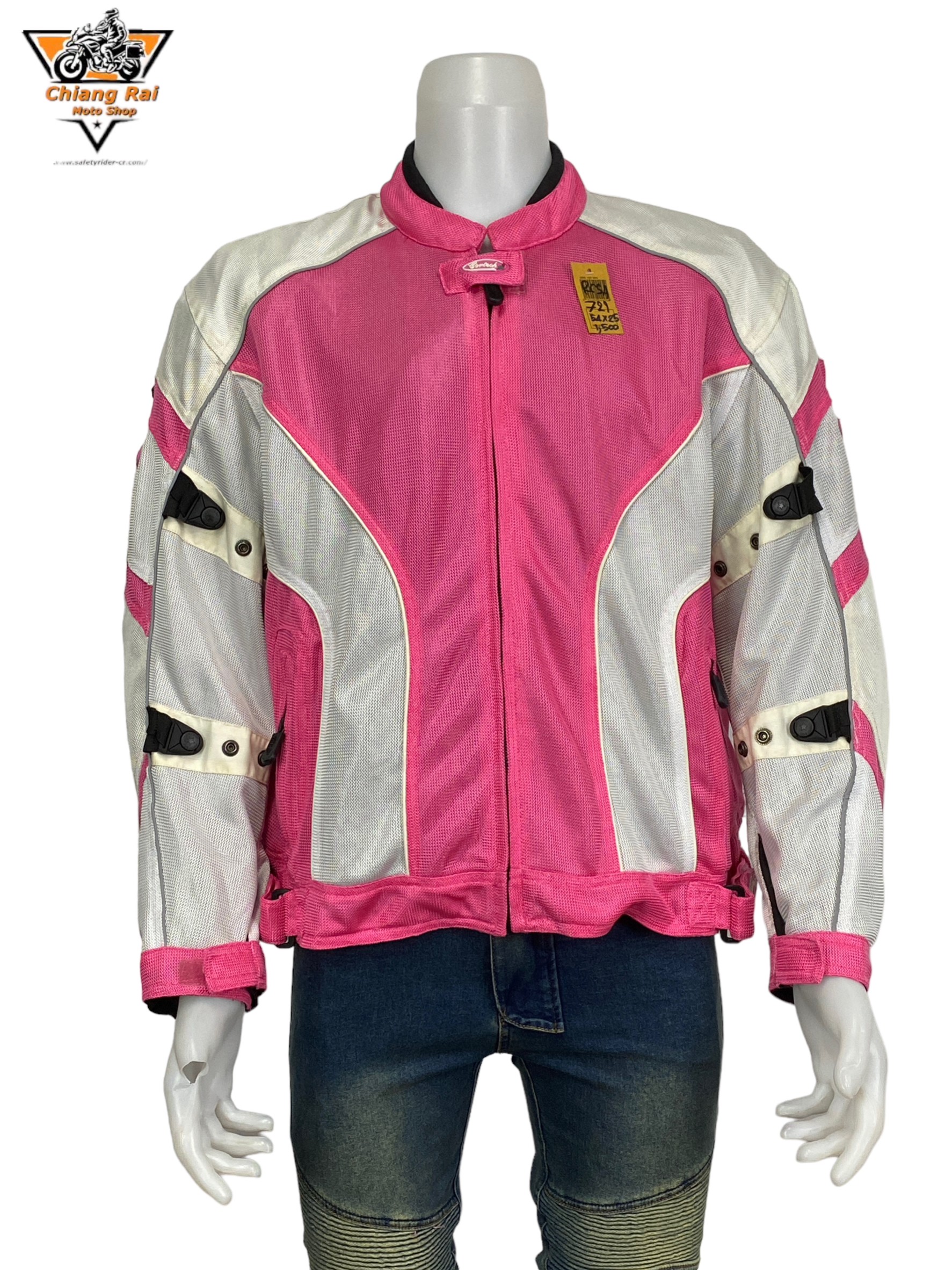 เสื้อขี่มอเตอร์ไซด์( มือสอง) RCSA 729: อก 54" ยาว 25" (2XL)**CORTECH**