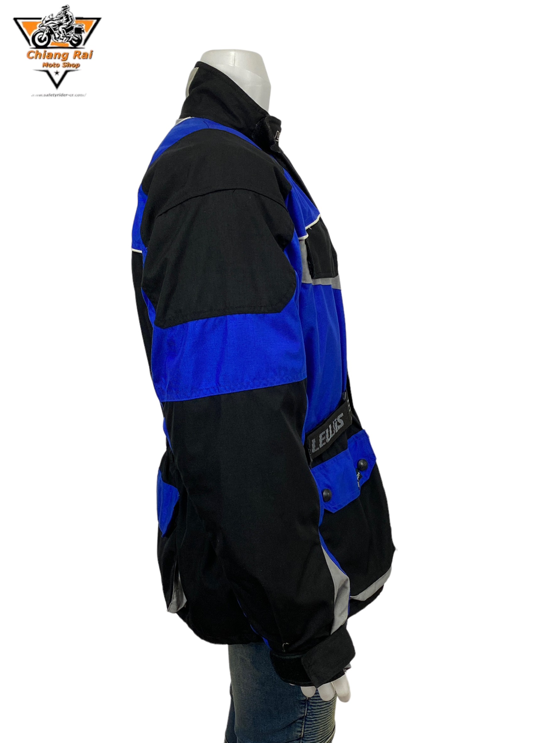 เสื้อขี่มอเตอร์ไซด์( มือสอง) RCTA 483: อก 52" ยาว 28" (XL) **LEWIS**