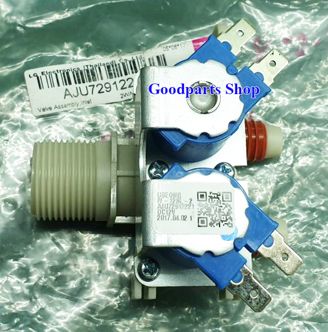 AJU72912221 INLET VALVE LG 2WAY DC12V รุ่น T2518VSAV,T2511VSAM ,T2512VSAM