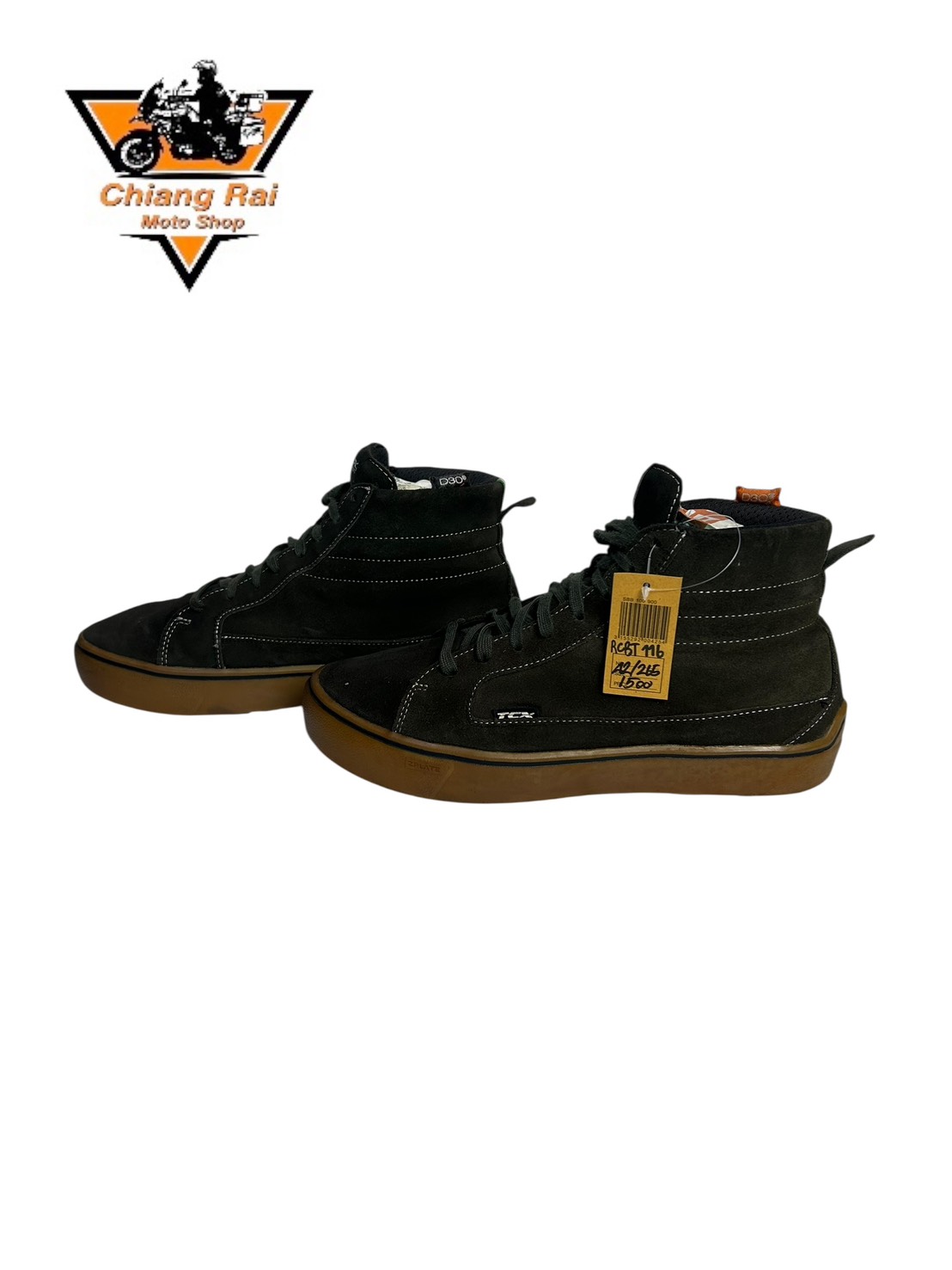 รองเท้าขี่มอเตอร์ไซด์( มือสอง) RCBT-116 Size ขนาดจากป้าย 42:EUR / 8:UK / 26.5:Cm.(TCX)