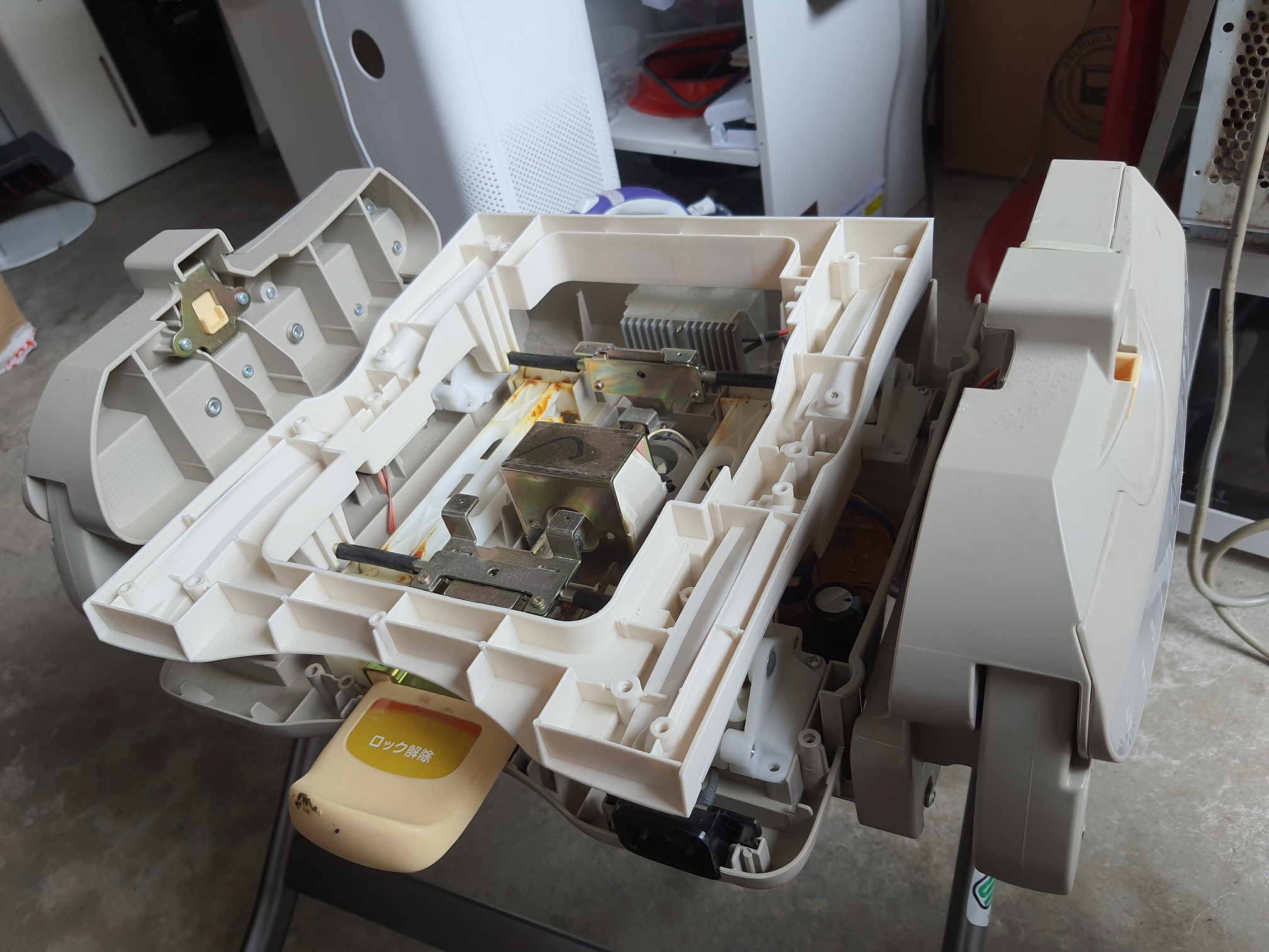 ซ่อมเปลไฟฟ้าจากประเทศญี่ปุ่น ยี่ห้อ Yamachan-sama รุ่น RW-700 อาการเครื่องซ๊อต