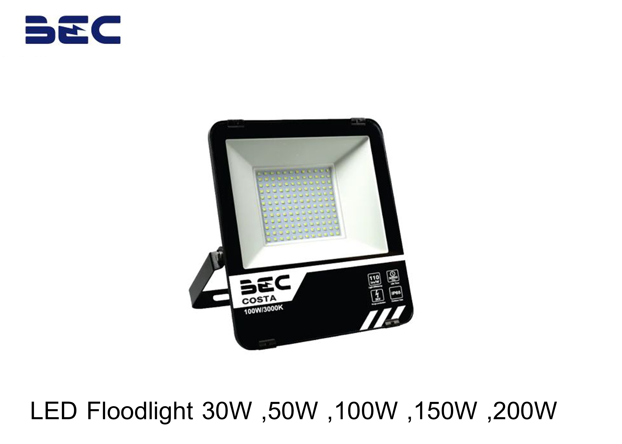 โคม LED Floodlight COSTA 30W,50W,100W,150W,200W BEC