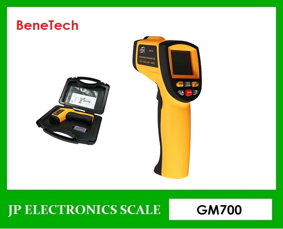 เครื่องวัดอุณหภูมิ เทอร์โมมิเตอร์ อินฟาเรด มิเตอร์วัดอุณหภูมิอินฟาเรด Digital Infrared Thermometer BeneTech รุ่น GM700 -50°C-700°C ( - 58°F - 1292°F )
