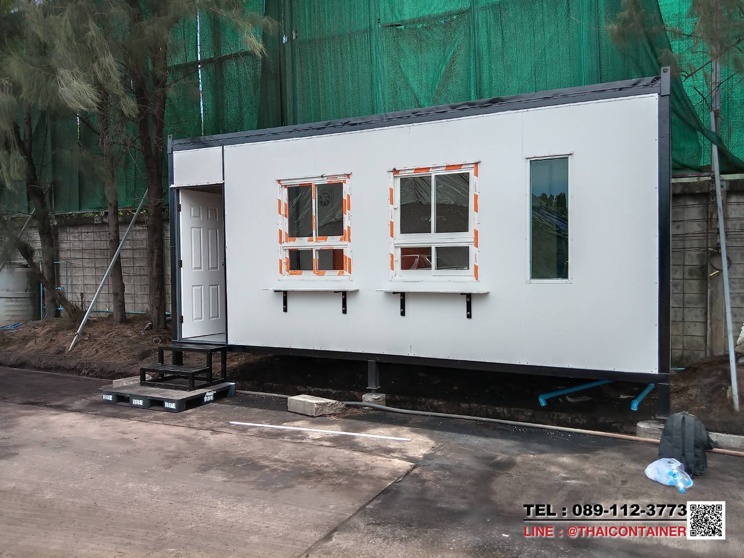 ตู้ออฟฟิต ผนัง สำเร็จรูป ฉนวนกันความร้อน ขนาด 3x6x2.50ม.