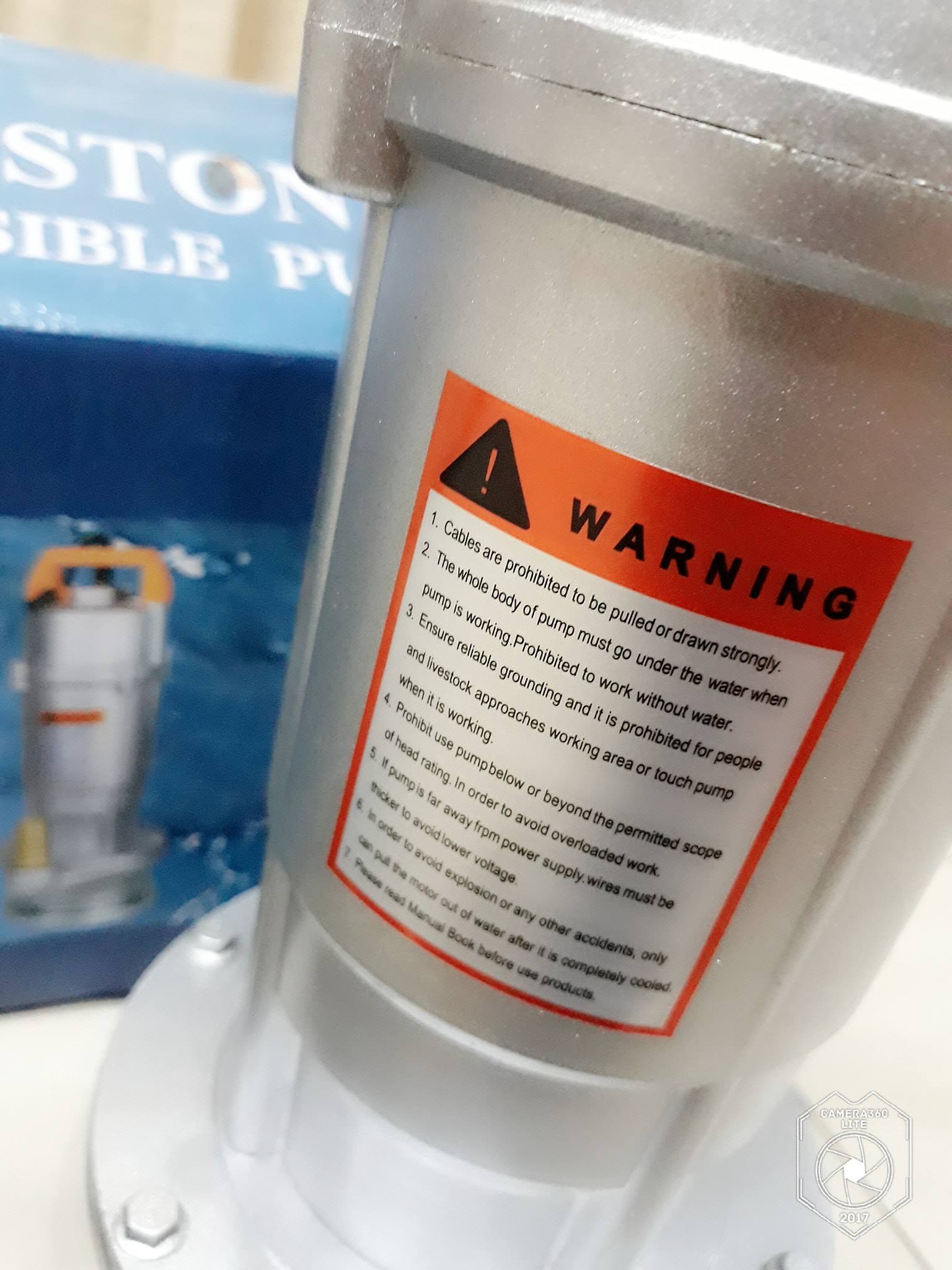 ไดโว่ Busston ขนาด 1นิ้ว เสียบไฟบ้าน