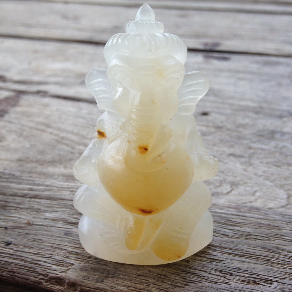 พระพิฆเนศ GANESHA หยกแท้ หยกเนื้ออ่อน หินธรรมชาติแท้ พม่า แท้หายาก