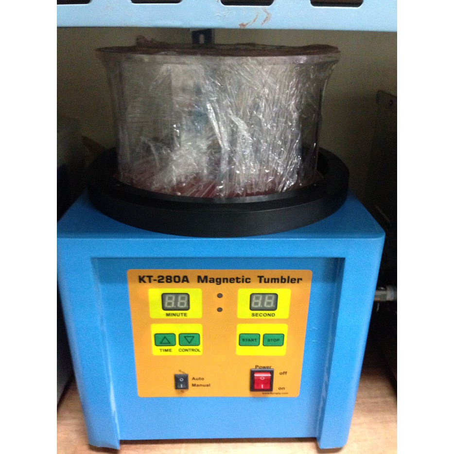 เครื่องร่อนเข็มแม่เหล็ก Magnetic Tumbler รุ่น KT-280A ใช้งานรวมเข็มได้สูงสุด 1000 กรัม