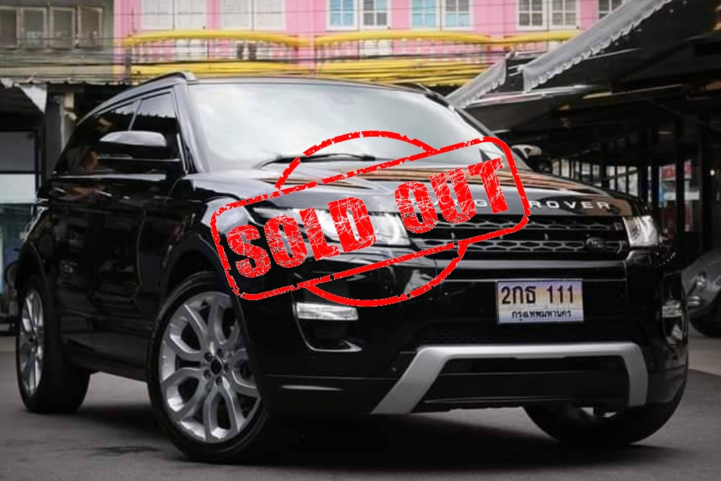 Range Rover Evoque 2.2 SD4 Black Edition ดีเซล Top ปี2013🔖Sold Out🔖
