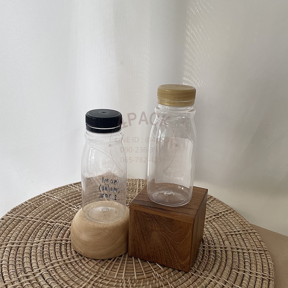 (แพคละ150ใบ) ขวดพลาสติกPET ขนาด150ml ทรงรี + ฝาพลาสติก ราคาใบละ 2.30บ.