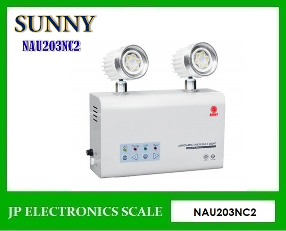 โคมไฟฉุกเฉิน LED Emergency Light 12โวลต์ กำลังสูง 3วัตต์ โครมไฟฟ้าแสงสว่างใช้หลอด LED ชนิด MR16 Sunny รุ่น NAU203NC2