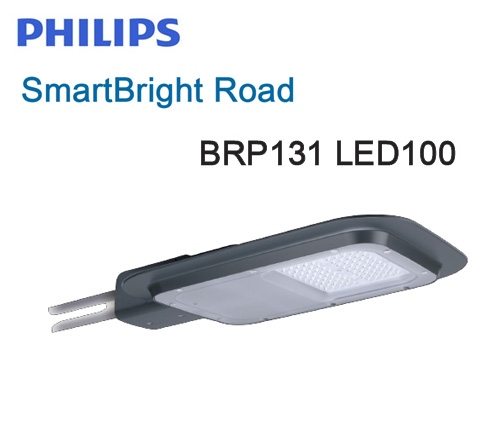 โคมไฟถนน PHILIPS LED 100W BRP131 SmartBright Road