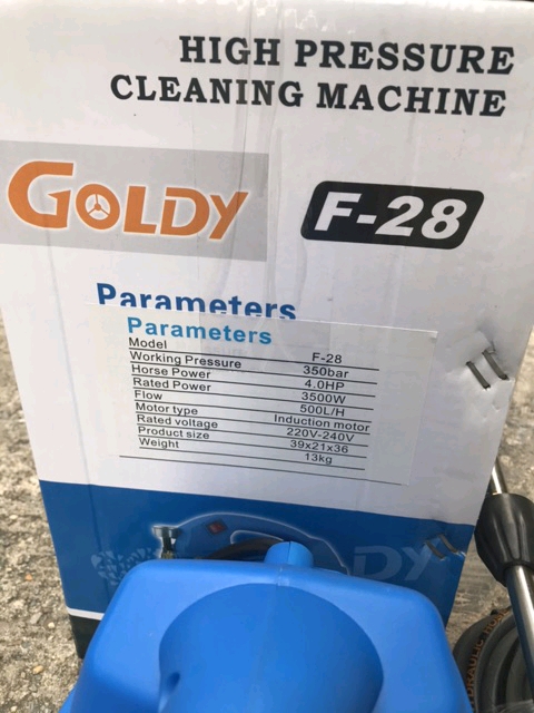 เครื่องฉีดน้ำแรงดันสูง GOLDY 350 บาร์