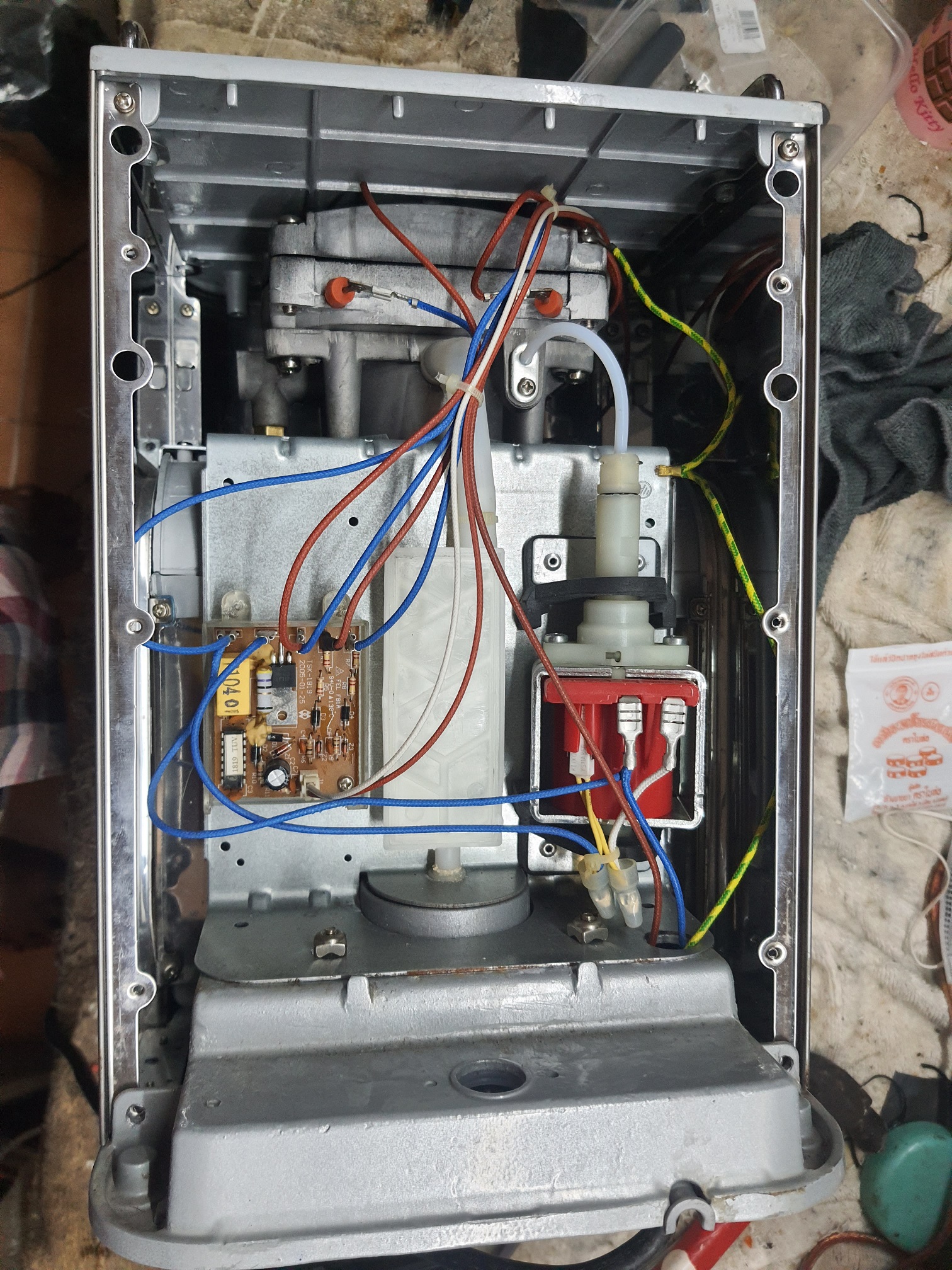 ซ่อมเครื่องชงกาแฟเอสเพรสโซ่ ยี่ห้อ BUONO รุ่น BUO-TSK1819 อาการเปิดไม่ติด