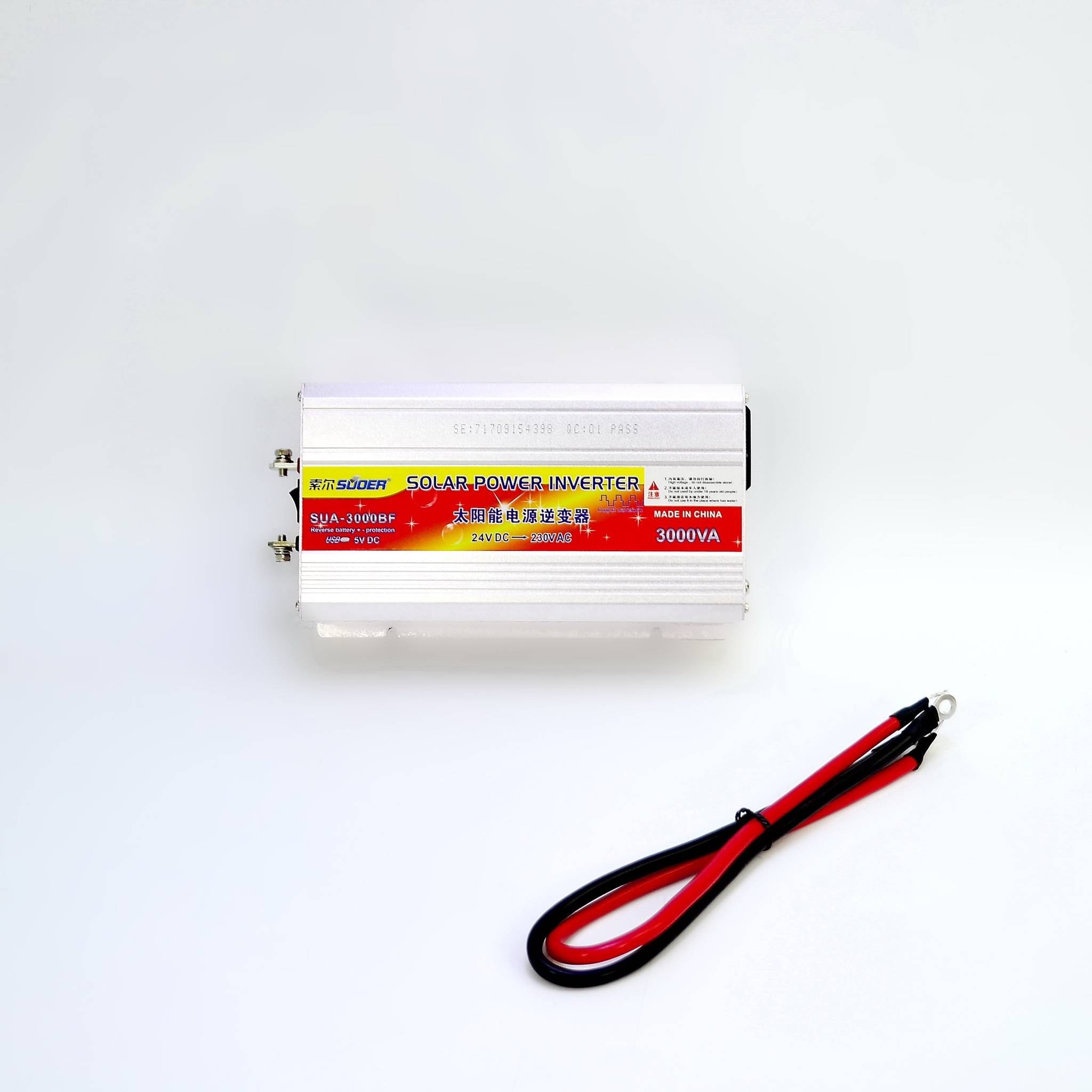 อินเวอร์เตอร์ แปลงไฟ 24V เป็น 220V ขนาด 3,000W