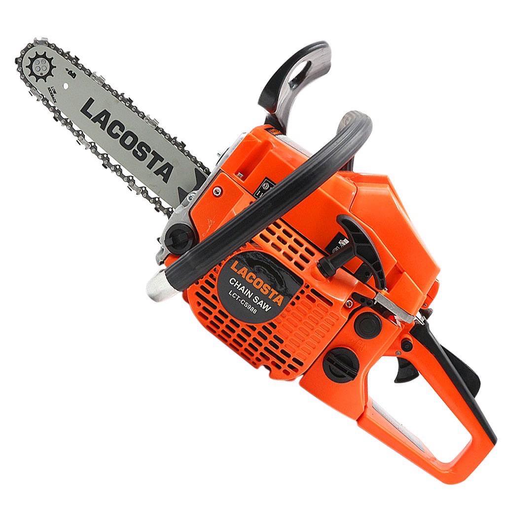 เลื่อยยนต์ ยี่ห้อ Lacoste รุ่น LCT-CS988 บาร์ 11.5 นิ้ว บาร์ 2 อัน โซ่ 3 เส้น รุ่น 2 แหว
