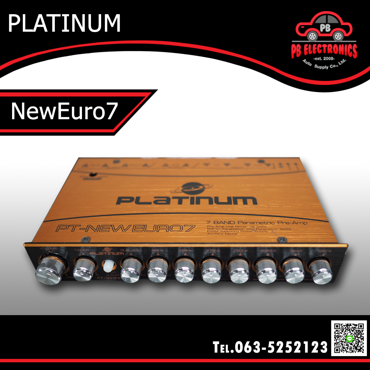 ปรีแอมป์ 7 แบนด์ Platinum รุ่น NewEuro7