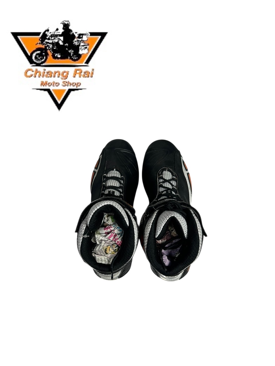 รองเท้าขี่มอเตอร์ไซด์( มือสอง) RCBT-014 Size ขนาดจากป้าย 42:EUR / 8:UK / 26.5:Cm.(KTM)