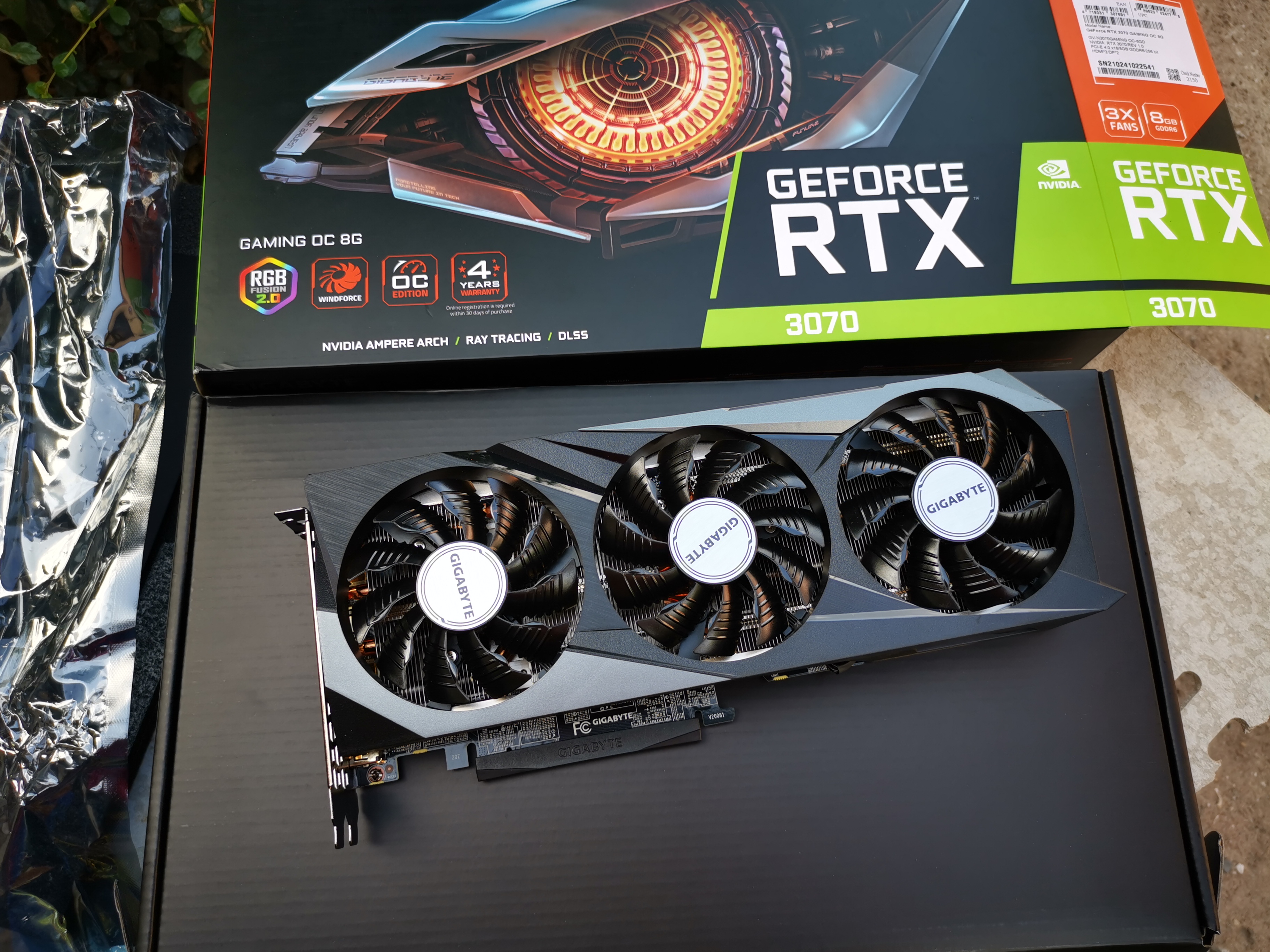 GIGABYTE RTX 3070 GAMING OC 8G