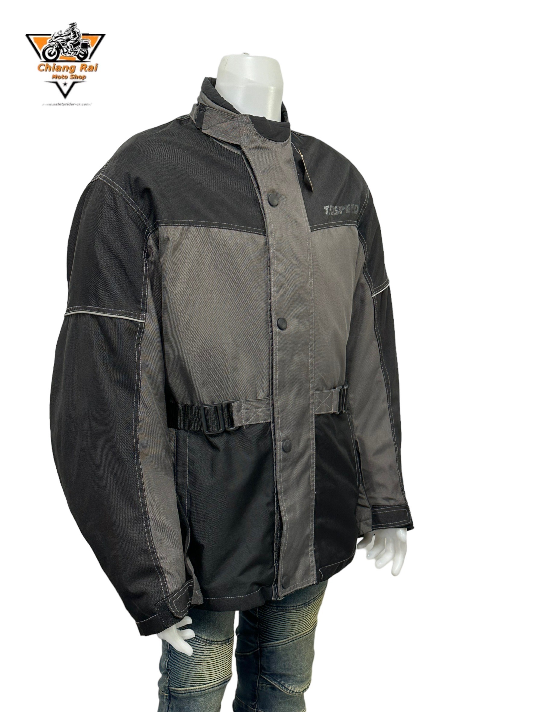 เสื้อขี่มอเตอร์ไซด์( มือสอง) RCTA 553: อก 48" ยาว 30" (L) **TRISPEED**