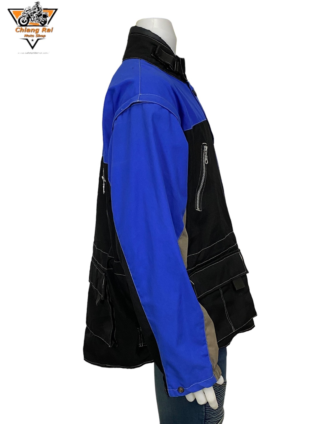 เสื้อขี่มอเตอร์ไซด์( มือสอง) RCTA 349 อก 54 " ยาว 27 "(XXL) ยี่ห้อ**RINO** (ไม่มีการ์ด)