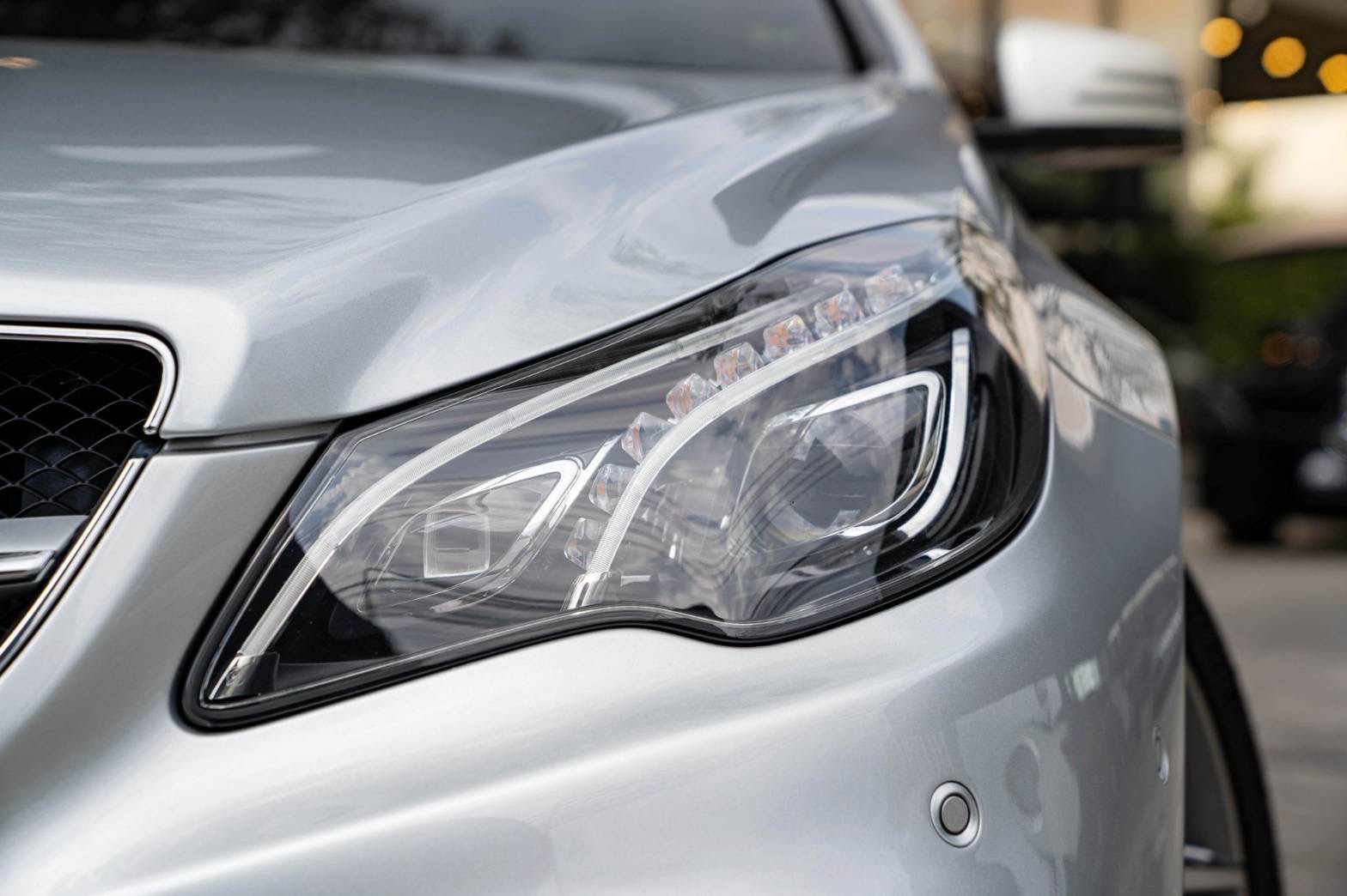 Mercedes Benz E200 Coupe AMG สีบรอนซ์ W207 facelift ปี 2015