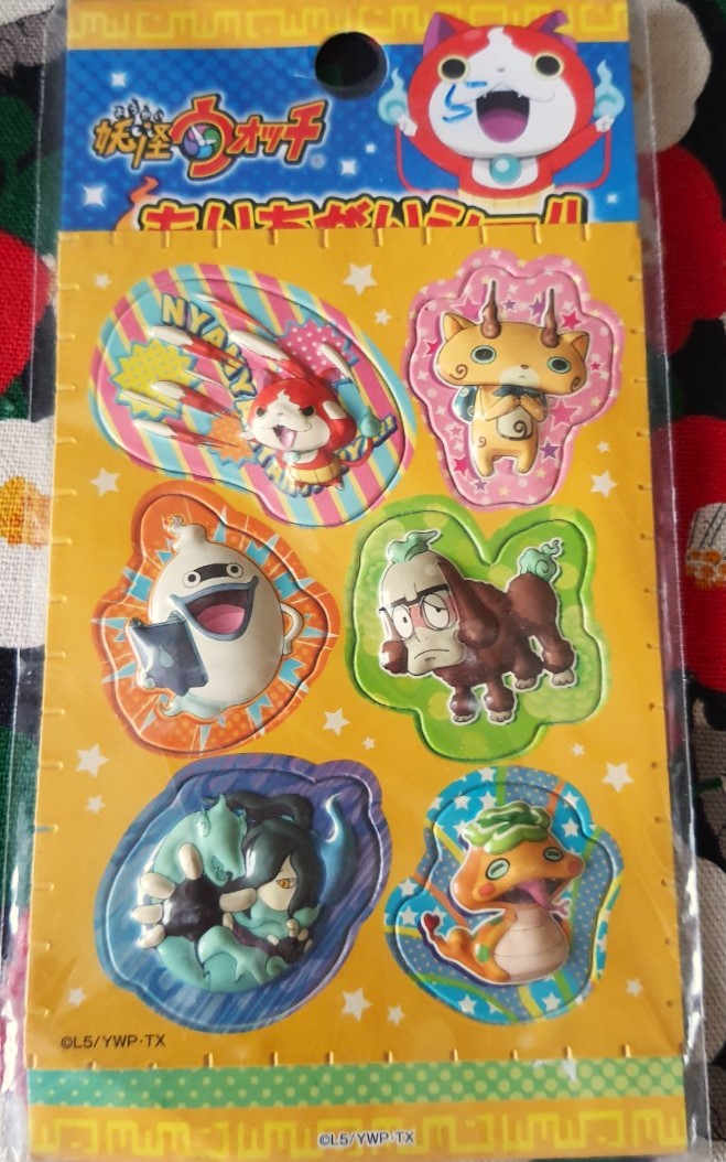 Yokai watch สติ๊กเกอร์น่ารักๆจากญี่ปุ่น น่ารักน่าใช้ น่าสะสมค่ะ